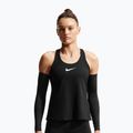 Tricou de antrenament pentru femei Nike Pro Dri-Fit TT black/white/metallic silver