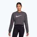 Bluză de antrenament pentru femei Nike Pro Dri-Fit Crew Neck thunder grey/metallic silver/white