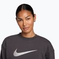 Bluză de antrenament pentru femei Nike Pro Dri-Fit Crew Neck thunder grey/metallic silver/white 3
