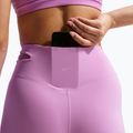 Pantaloni de antrenament pentru femei Nike Zenvy High-Waisted Flared light magenta/white 7