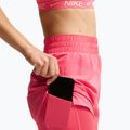 Pantaloni scurți pentru femei Nike One Dri-Fit High-Waisted 3" 2In1 sea coral/white 8