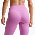 Colanți pentru femei Nike One Seamless Front High-Waisted light magenta/white 4