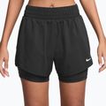 Pantaloni scurți pentru femei Nike One Dri-Fit High-Waisted 3" 2In1 black/white