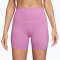 Pantaloni scurți pentru femei Nike One High-Waisted Biker 5" light magenta/white