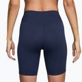 Pantaloni scurți pentru femei Nike One High-Waisted Biker 8" midnight navy/white 2