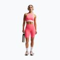 Sutien de antrenament Nike One Medium Support Sea coral/bleached coral/white 2