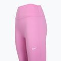 Colanți de antrenament pentru femei Nike One High-Waisted 7/8 light magenta/white 3