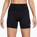 Șorturi damă Nike One High-Waisted Biker 5" black/white