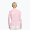 Bluză cu mânecă lungă de alergare pentru femei Nike Tempo Swoosh Run Dri-Fit 1/4-Zip pink foam/white 2
