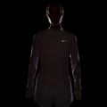 Bluză cu mânecă lungă de alergare pentru femei Nike Tempo Swoosh Run Dri-Fit 1/4-Zip pink foam/white 4