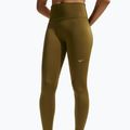 Colanți de alergare pentru femei Nike Tempo High-Waisted 7/8 olive flak