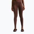 Colanți pentru femei Nike One High-Waisted Seamless light chocolate