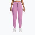 Pantaloni pentru femei Nike Sportswear Tech Fleece Mid-Rise light magenta/black
