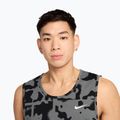 Tricou de antrenament bărbați Nike Hyverse Dri-Fit TT smoke grey/black/white 3