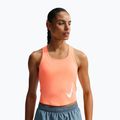 Tricou de alergare pentru femei Nike Swoosh Run Dri-Fit orange pulse/photon dust/white