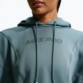 Bluză de antrenament pentru femei Nike Pro Therma-Fit Hoodie mineral slate/white 5
