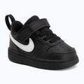 Încălțăminte pentru copii Nike Court Borough Low Recraft black/black/white