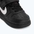 Încălțăminte pentru copii Nike Court Borough Low Recraft black/black/white 7