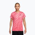 Tricou de tenis pentru bărbați Nike Court Dri-Fit Victory Print pink foam/black