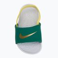 Șlapi pentru copii Nike Kawa malachite/sonic yellow 5