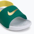 Șlapi pentru copii Nike Kawa malachite/sonic yellow 7