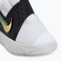 Încălțăminte pentru copii Nike Team Hustle D 12 white/black/clear emerald/topaz gold 7