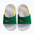 Șlapi pentru copii Nike Kawa malachite/sonic yellow 5