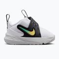 Încălțăminte pentru copii Nike Team Hustle D 12 white/black/clear emerald/topaz gold