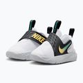 Încălțăminte pentru copii Nike Team Hustle D 12 white/black/clear emerald/topaz gold 3