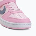 Încălțăminte pentru copii Nike Court Borough Low Recraft pink foam/pink rise/white/ashen slate 7