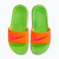 Șlapi pentru copii Nike Coffee total orange/green strike/hyper pink 3