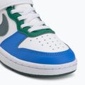 Încălțăminte pentru copii Nike Court Borough Low Recraft white/malachite/mineral slate 7