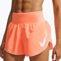 Pantaloni scurți de alergare pentru femei Nike Tempo Swoosh Dri-Fit Mid-Rise Brief-Lined orange pulse/white
