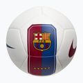 Minge de fotbal Nike Pitch FC Barcelona white/cardinal red size 5 2