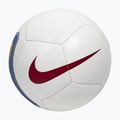 Minge pentru mini fotbal Nike Skills FC Barcelona white/cardinal red size 1