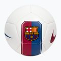 Minge pentru mini fotbal Nike Skills FC Barcelona white/cardinal red size 1 2