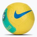 Minge de fotbal Nike Academy Brazil canary/light mint size 5 2