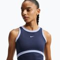 Tricou de antrenament pentru femei Nike One Dri-Fit midnight navy/hydrogen blue/white 4