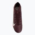 Încălțăminte de fotbal pentru bărbați Nike United Mercurial Superfly 10 Academy MG burgundy crush/metallic silver 5