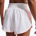 Pantaloni scurți de alergare pentru femei Nike Tempo Swoosh Dri-Fit Mid-Rise Brief-Lined white/orange pulse/black 4