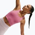 Tricou de alergare pentru femei Nike Tempo Medium Support Cropped Sports Bra peony 5