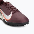 Încălțăminte de fotbal pentru bărbați Nike United Mercurial Vapor 16 Academy TF burgundy crush/metallic silver 7