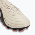 Încălțăminte de fotbal pentru copii Nike United Jr. Tiempo Maestro Academy MG fossil/burgundy crush/metallic silver 7