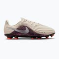 Încălțăminte de fotbal pentru copii Nike United Jr. Tiempo Maestro Academy MG fossil/burgundy crush/metallic silver