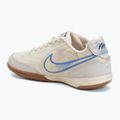 Încălțăminte de fotbal pentru bărbați Nike Tiempo Streetgato PRM IC coconut milk/gum medium brown/blue crystal 3