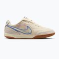 Încălțăminte de fotbal pentru bărbați Nike Tiempo Streetgato PRM IC coconut milk/gum medium brown/blue crystal