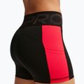 Pantaloni scurți de antrenament pentru femei Nike Pro Sculpt Dri-Fit High-Waisted Biker 5" black/light crimson/white 6