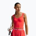 Tricou de antrenament pentru femei Nike Pro Sculpt Medium Support Padded Tank light crimson/white