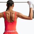 Tricou de antrenament pentru femei Nike Pro Sculpt Medium Support Padded Tank light crimson/white 5
