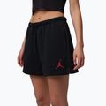 Pantaloni scurți pentru femei Jordan Fleece black/gym red 4
